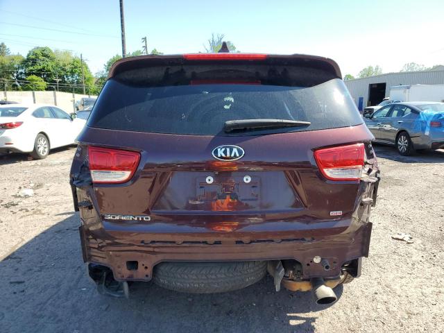  KIA SORENTO 2017 Burgundy