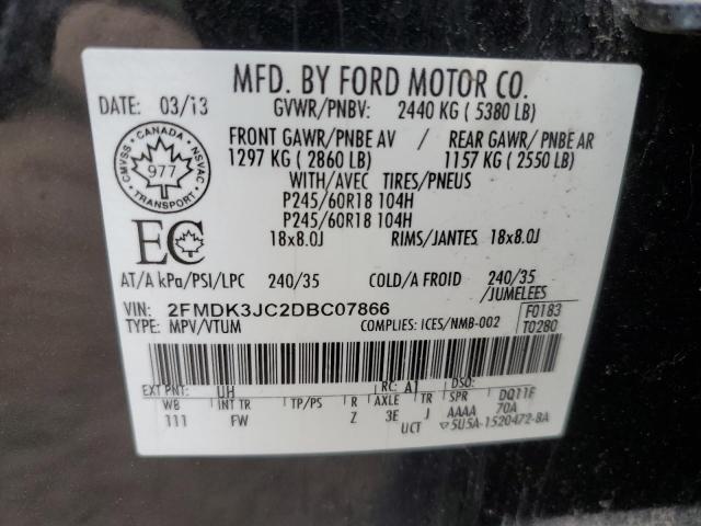 2013 FORD EDGE SEL  