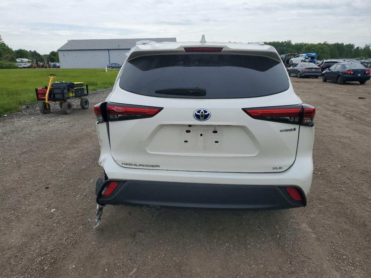 2021 Toyota Highlander Hybrid Xle VIN: 5TDGBRCH2MS059701 Lot: 57646985