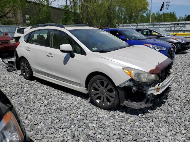  SUBARU IMPREZA 2012 White