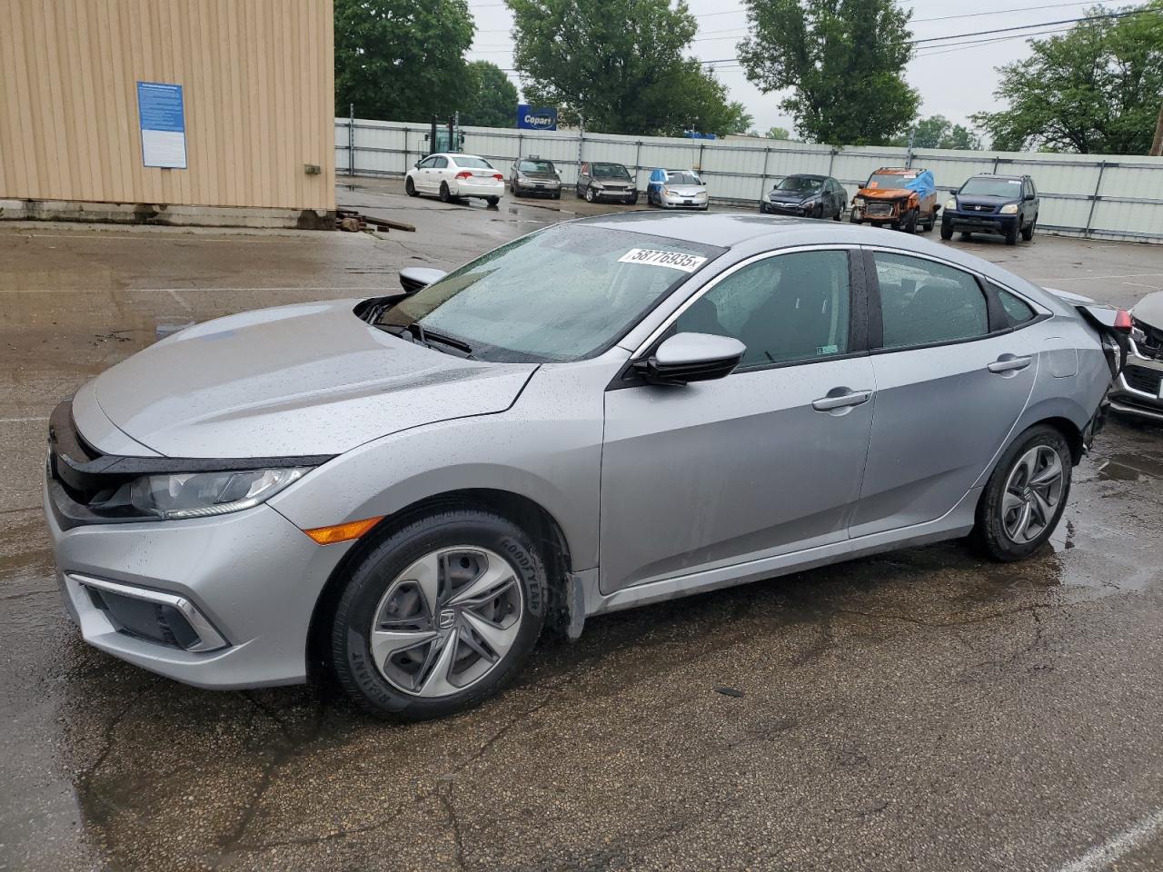 2020 Honda Civic Lx en Venta en Moraine, OH - Rear End