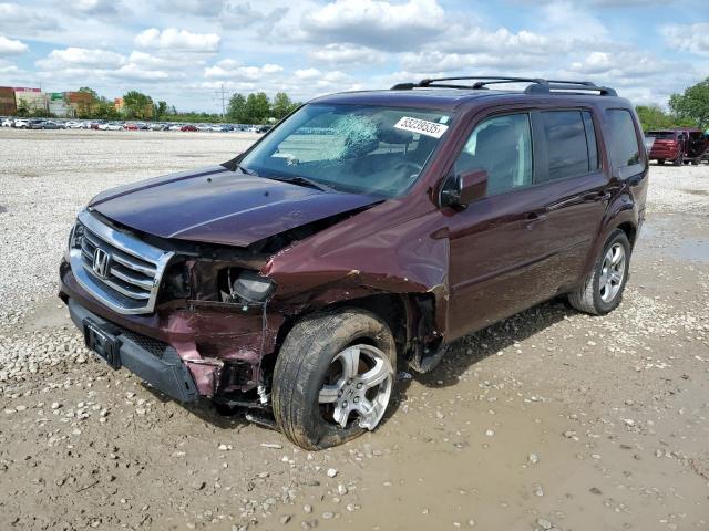  HONDA PILOT 2014 Бордовый