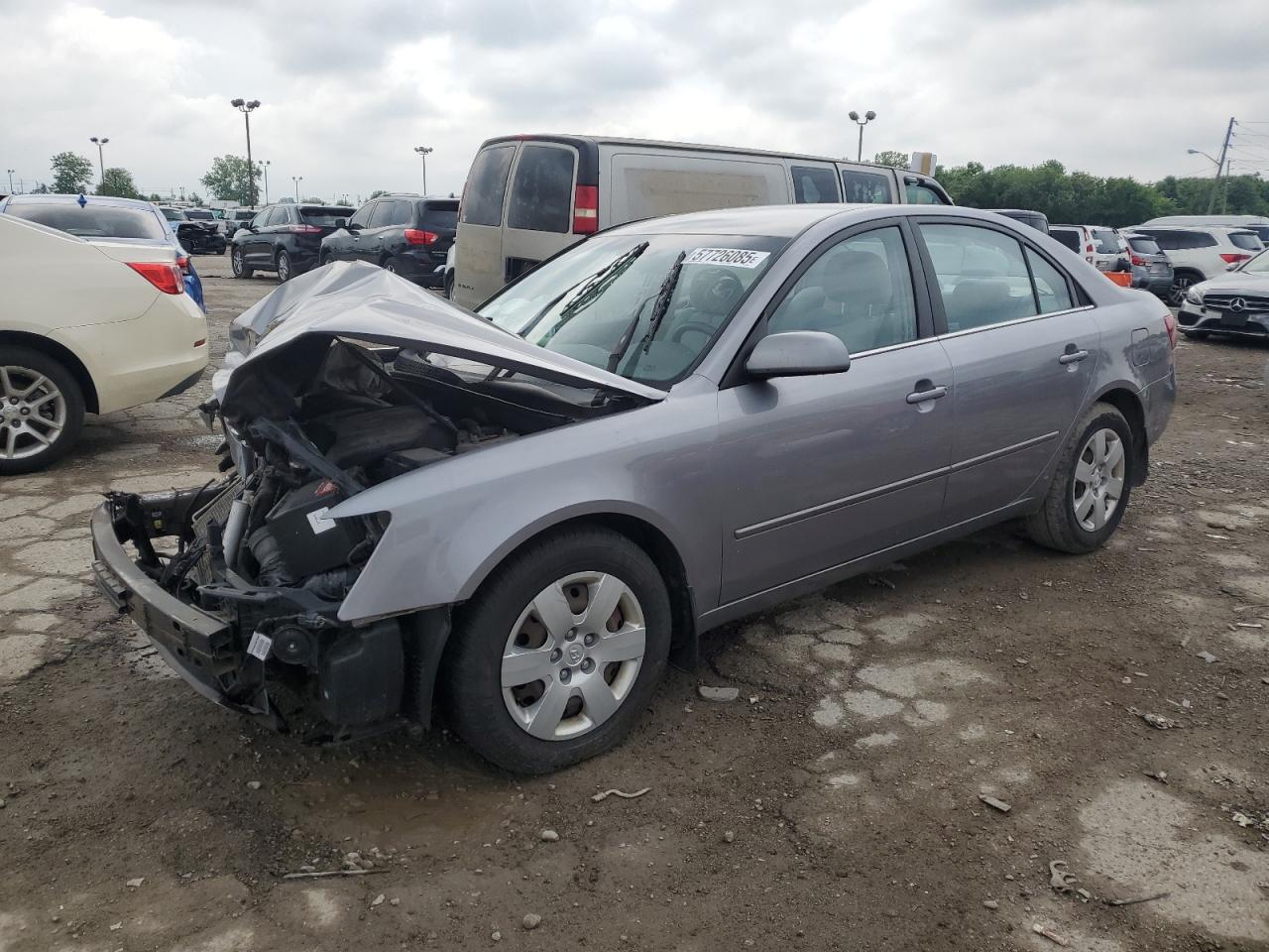 2008 Hyundai Sonata Gls na sprzedaż w Indianapolis, IN - Front End