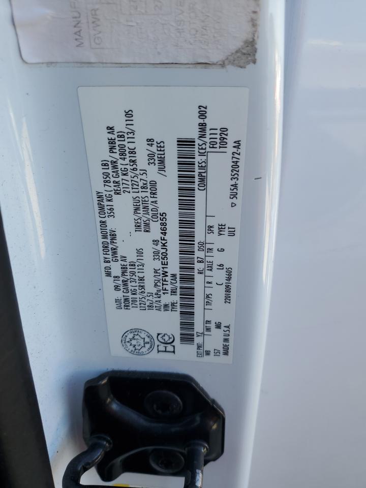 1FTFW1E50JKF46855 FORD F-150 2018