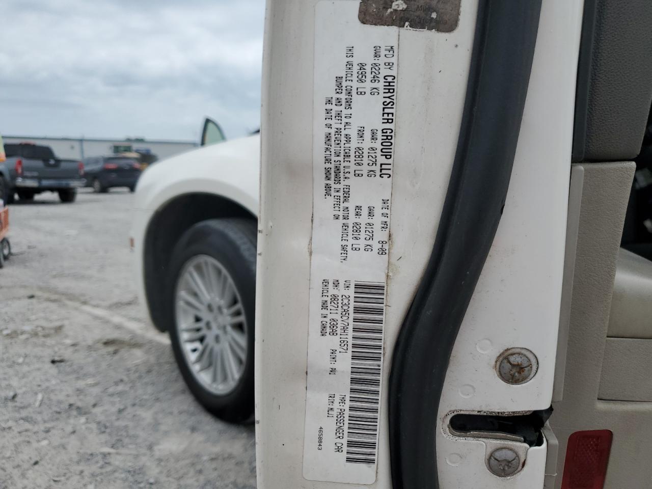 2010 Chrysler 300 Touring VIN: 2C3CA5CV7AH116571 Lot: 57383795