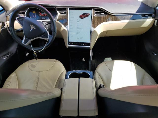 Hatchbacks TESLA MODEL S 2013 Czerwony