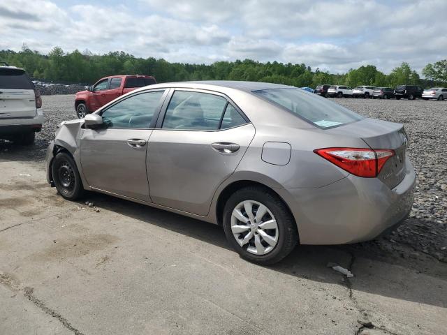  TOYOTA COROLLA 2016 tan