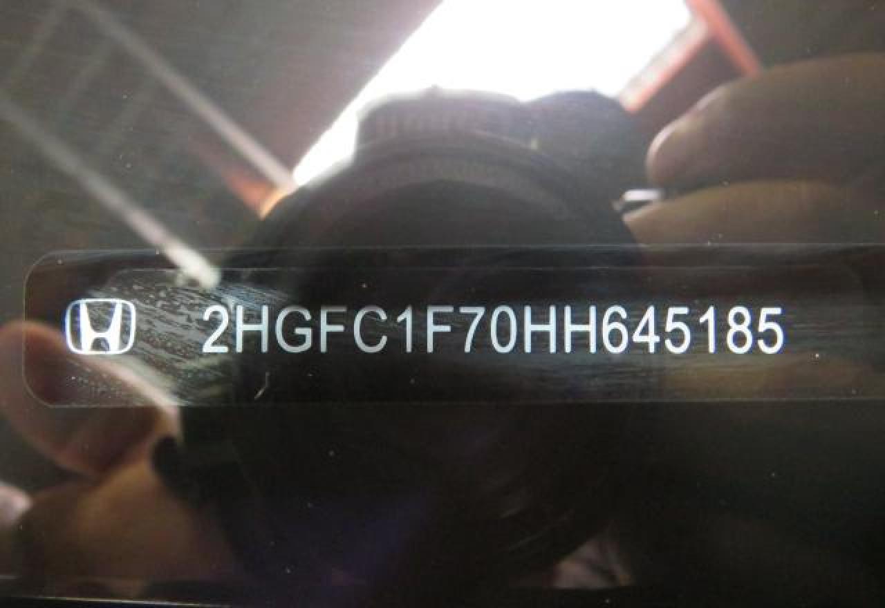 2HGFC1F70HH645185 HONDA CIVIC 2017