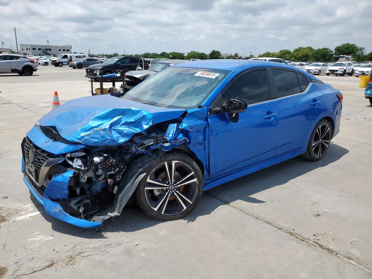 2023 Nissan Sentra Sr იყიდება Grand Prairie-ში, TX - Front End