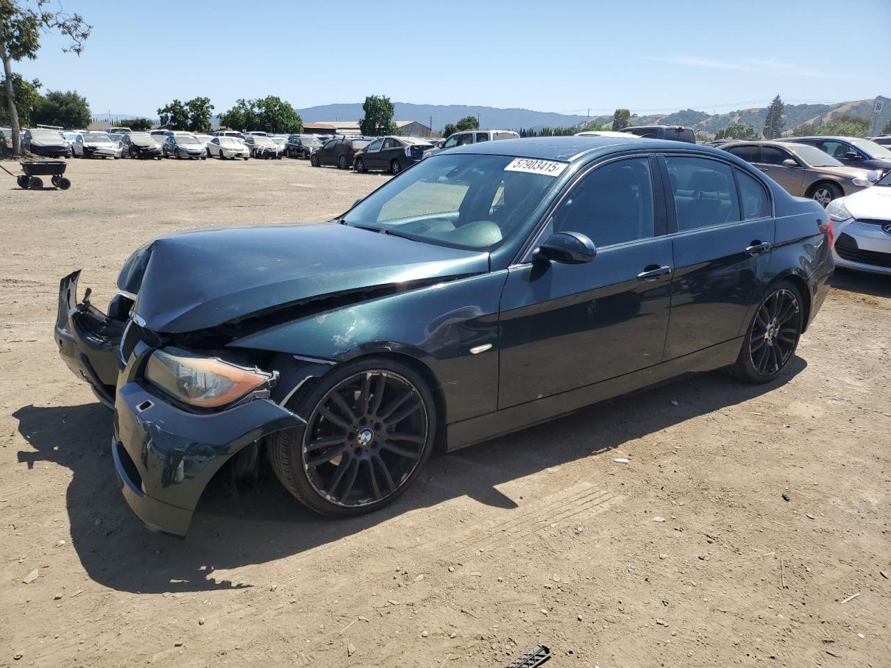 2007 Bmw 328 I Sulev იყიდება San Martin-ში, CA - Front End