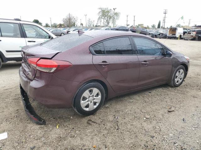  KIA FORTE 2017 Burgundy