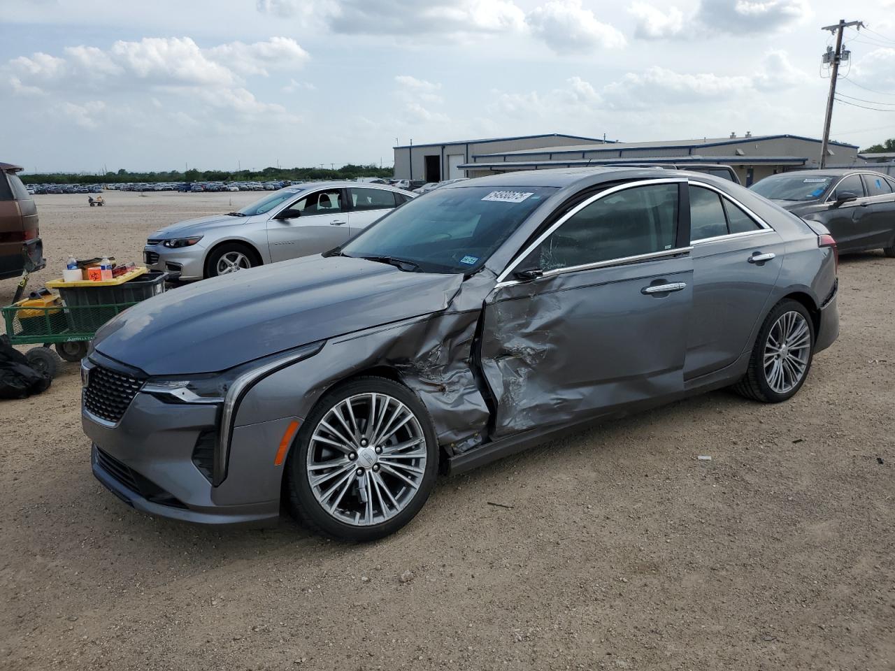 2021 Cadillac Ct4 Premium Luxury de vânzare în San Antonio, TX - Side