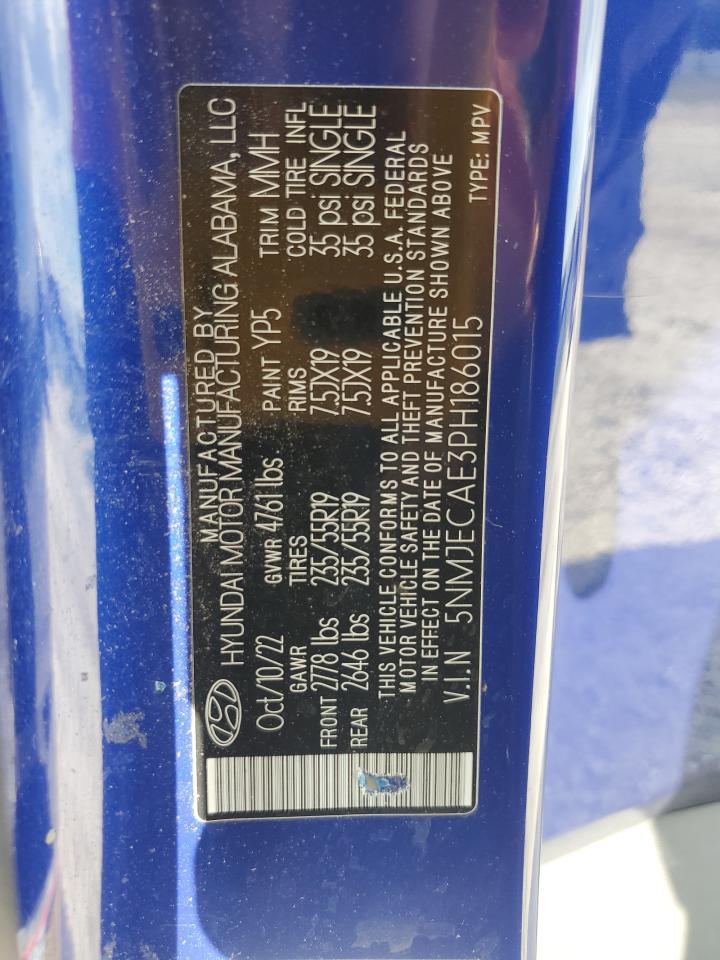 5NMJECAE3PH186015 HYUNDAI TUCSON 2023
