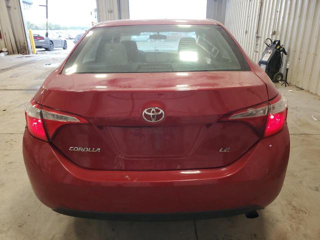  TOYOTA COROLLA 2016 Czerwony