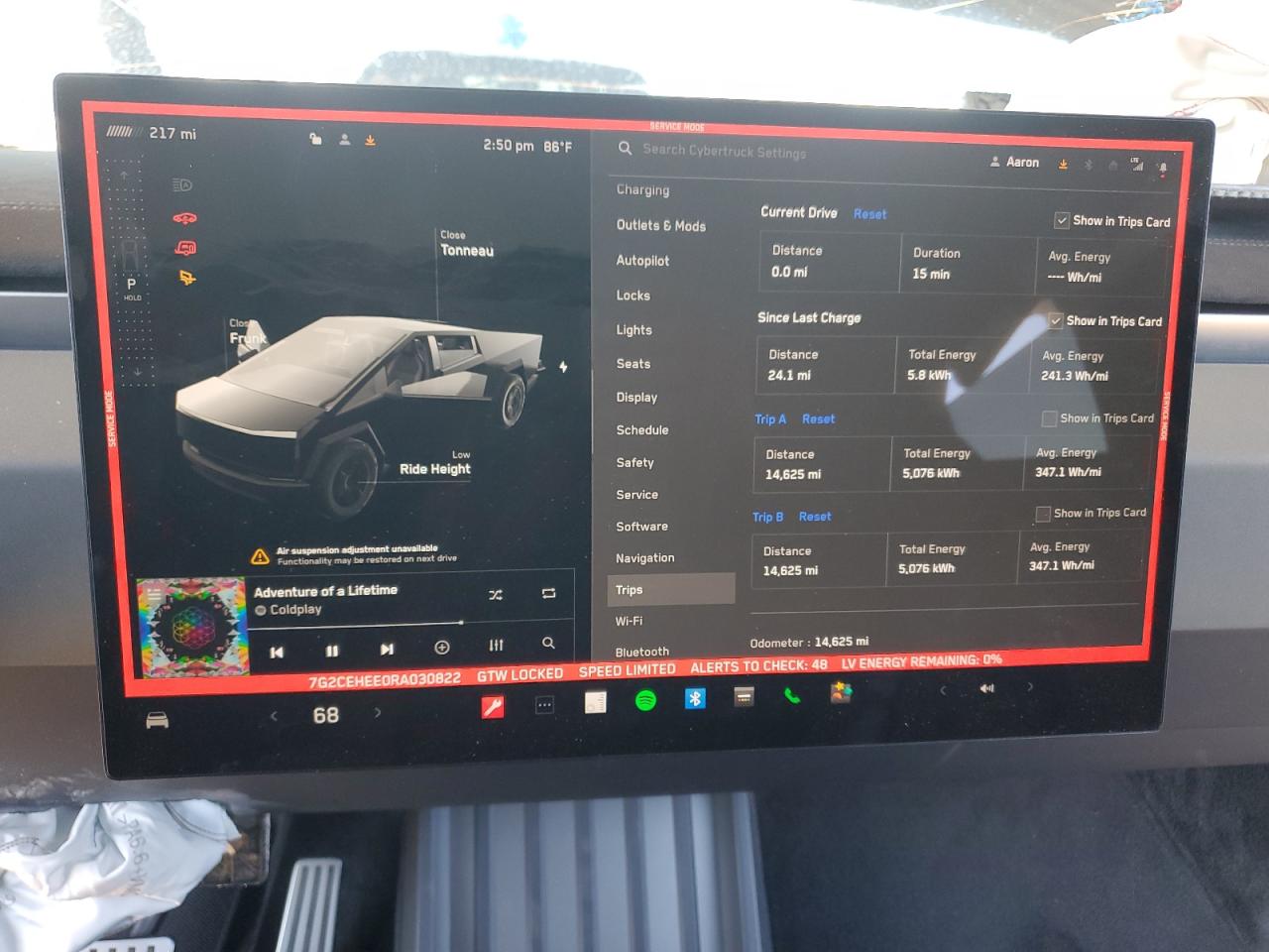 2024 Tesla Cybertruck VIN: 7G2CEHEE0RA030822 Lot: 57177875
