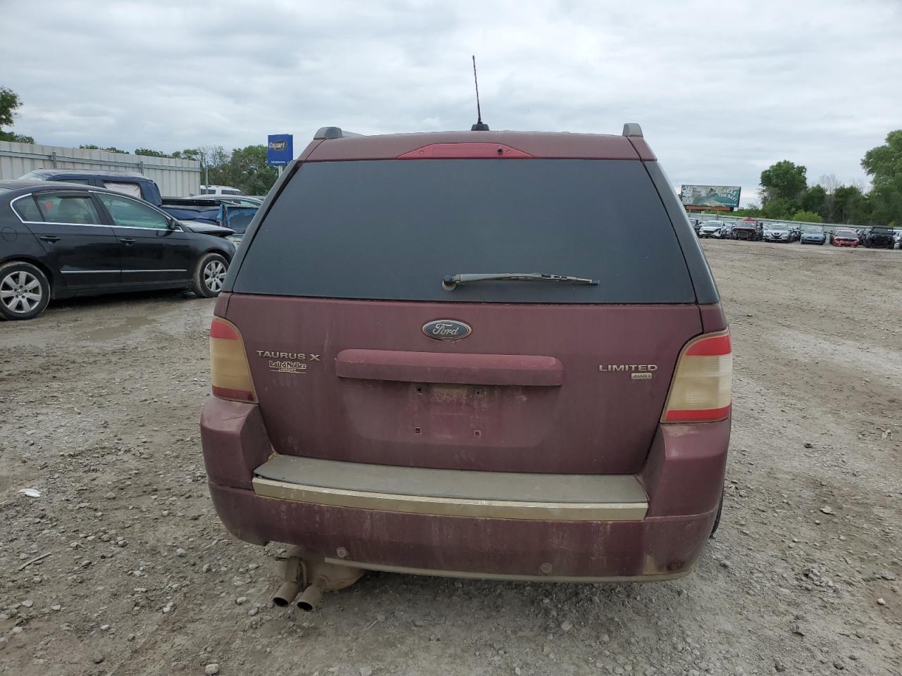 2008 Ford Taurus X Limited VIN: 1FMDK06W48GA07622 Lot: 58375805