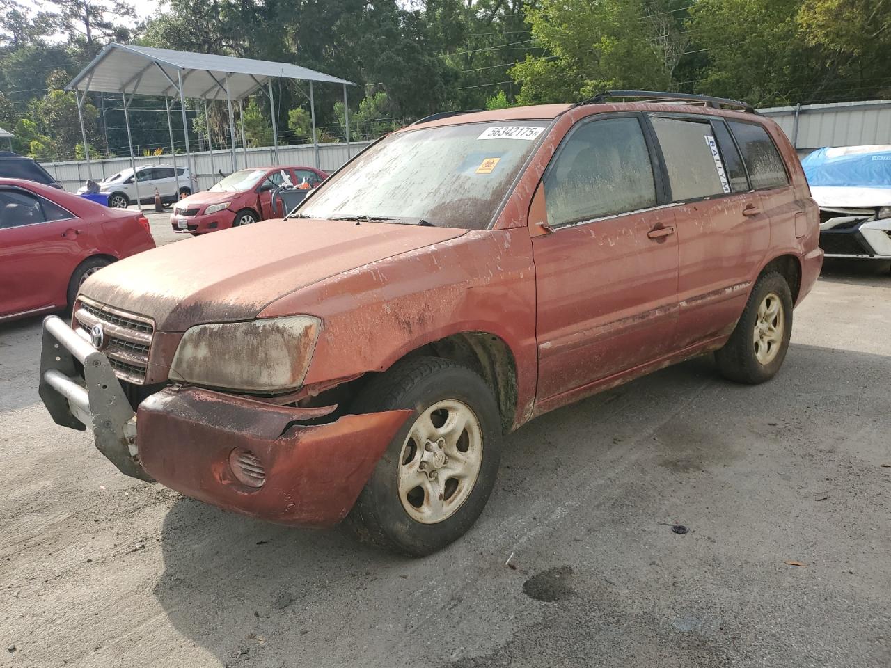2003 Toyota Highlander იყიდება Savannah-ში, GA - Front End