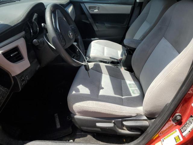  TOYOTA COROLLA 2016 Червоний