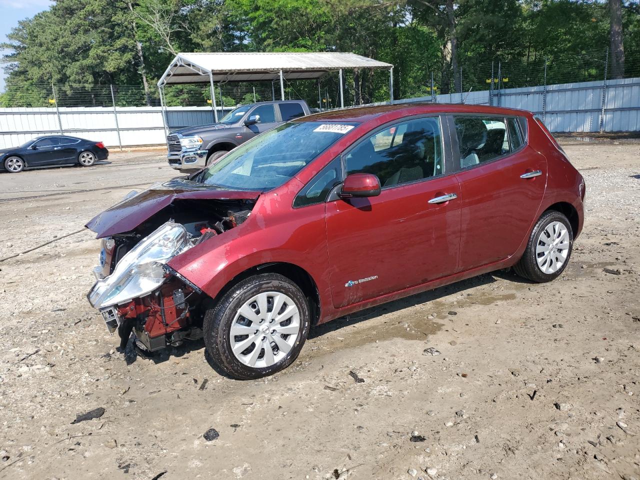 2016 Nissan Leaf S for Sale in Austell, GA - Front End