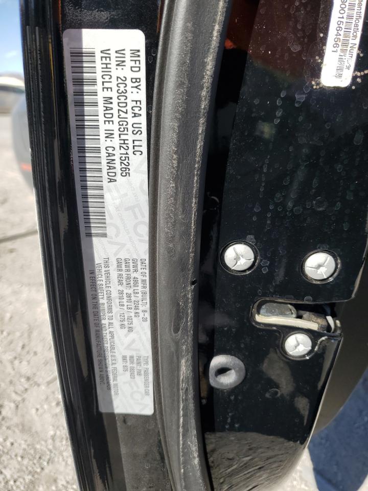 2020 Dodge Challenger Gt VIN: 2C3CDZJG5LH215265 Lot: 57299865