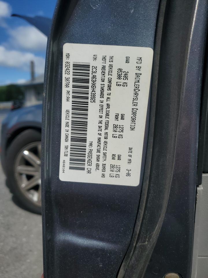 2006 Chrysler 300C VIN: 2C3LA63HX6H439925 Lot: 56059655