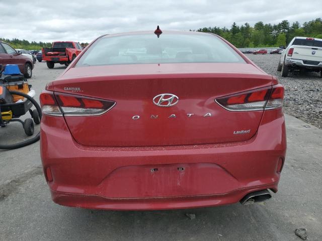  HYUNDAI SONATA 2018 Czerwony