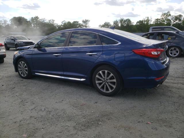 Sedans HYUNDAI SONATA 2016 Granatowy