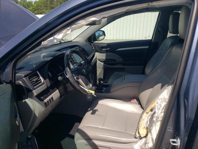  TOYOTA HIGHLANDER 2017 Granatowy