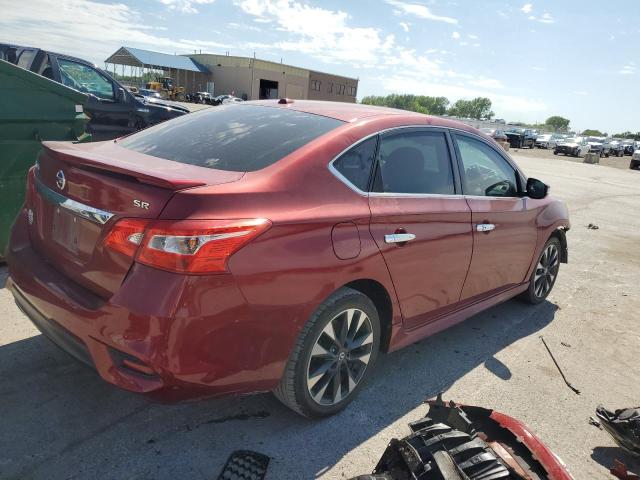  NISSAN SENTRA 2017 Czerwony