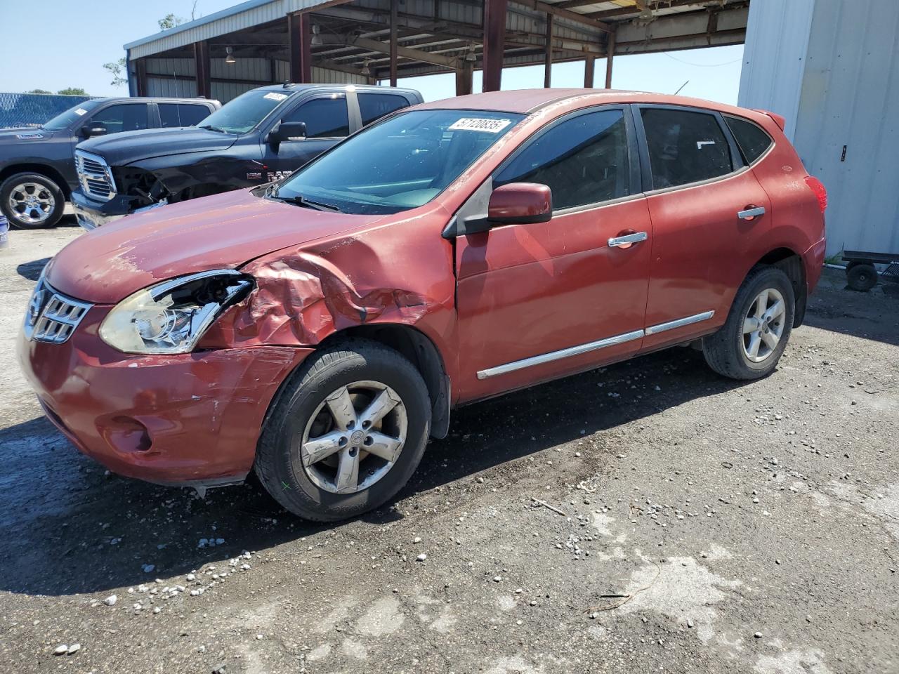 2013 Nissan Rogue S на продаже в Riverview, FL - Front End