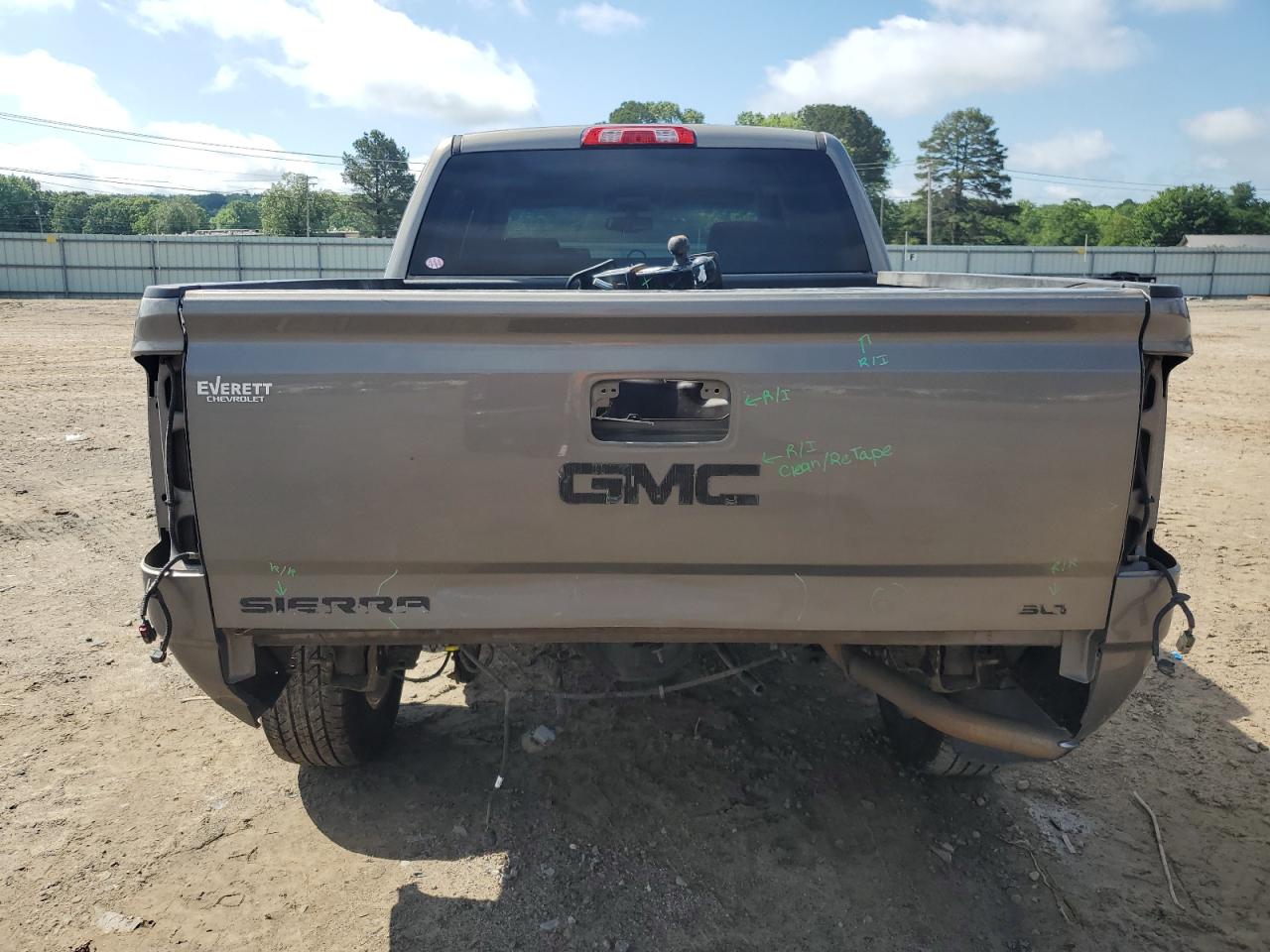 2017 GMC Sierra K1500 Slt VIN: 3GTU2NEC9HG322509 Lot: 56848265