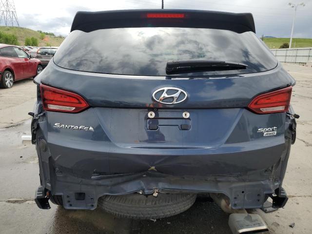  HYUNDAI SANTA FE 2018 Синий