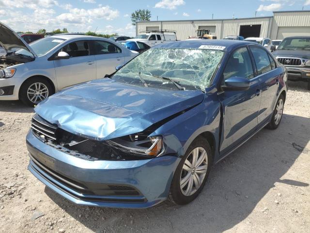  VOLKSWAGEN JETTA 2017 Синий