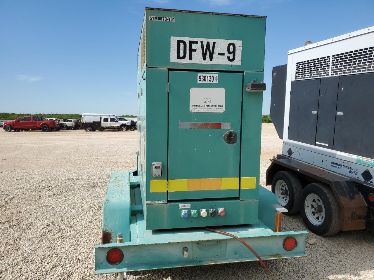 2001 Cummins Dgca-5004522 Generator VIN: 00000000012972017 Lot: 56354665