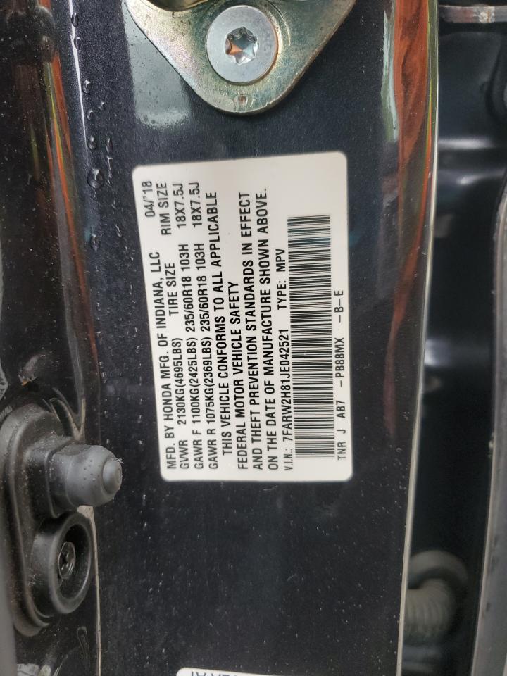7FARW2H81JE042521 HONDA CRV 2018