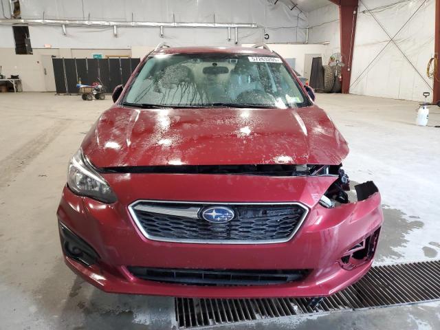  SUBARU IMPREZA 2017 Red