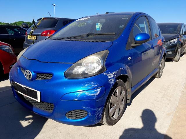 2010 TOYOTA AYGO BLUE for sale at Copart SANDY