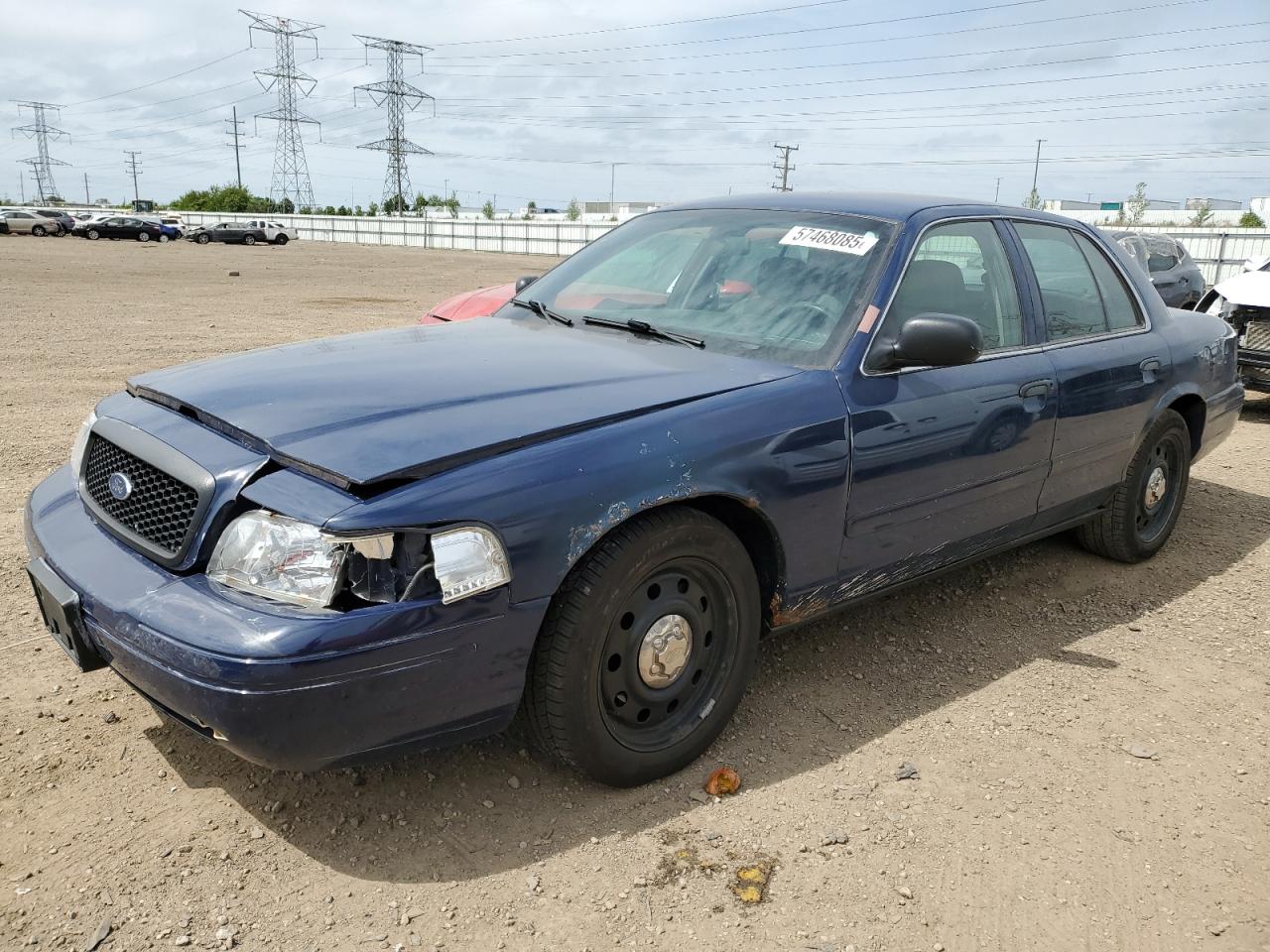 2007 Ford Crown Victoria Police Interceptor na sprzedaż w Elgin, IL - Front End