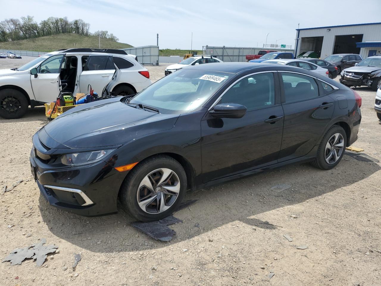 2019 Honda Civic Lx na sprzedaż w Mcfarland, WI - Hail