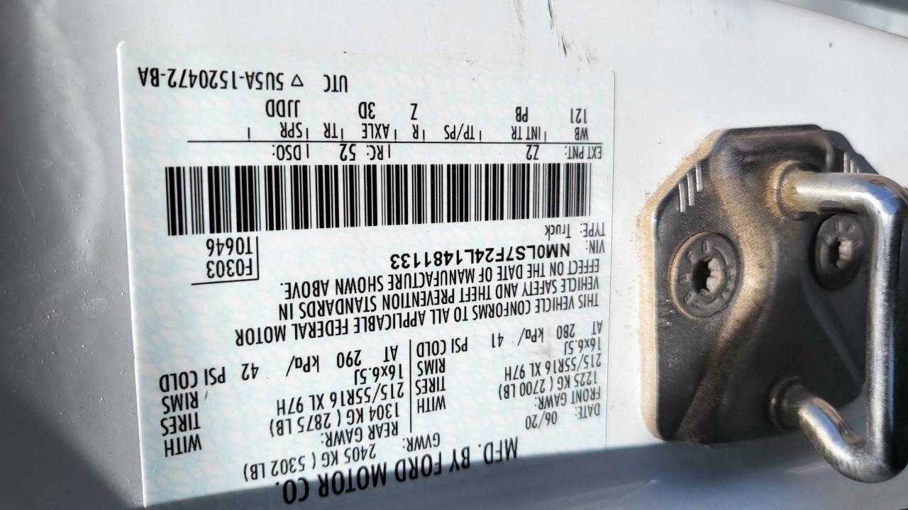 NM0LS7F24L1481133 FORD TRANSIT 2020