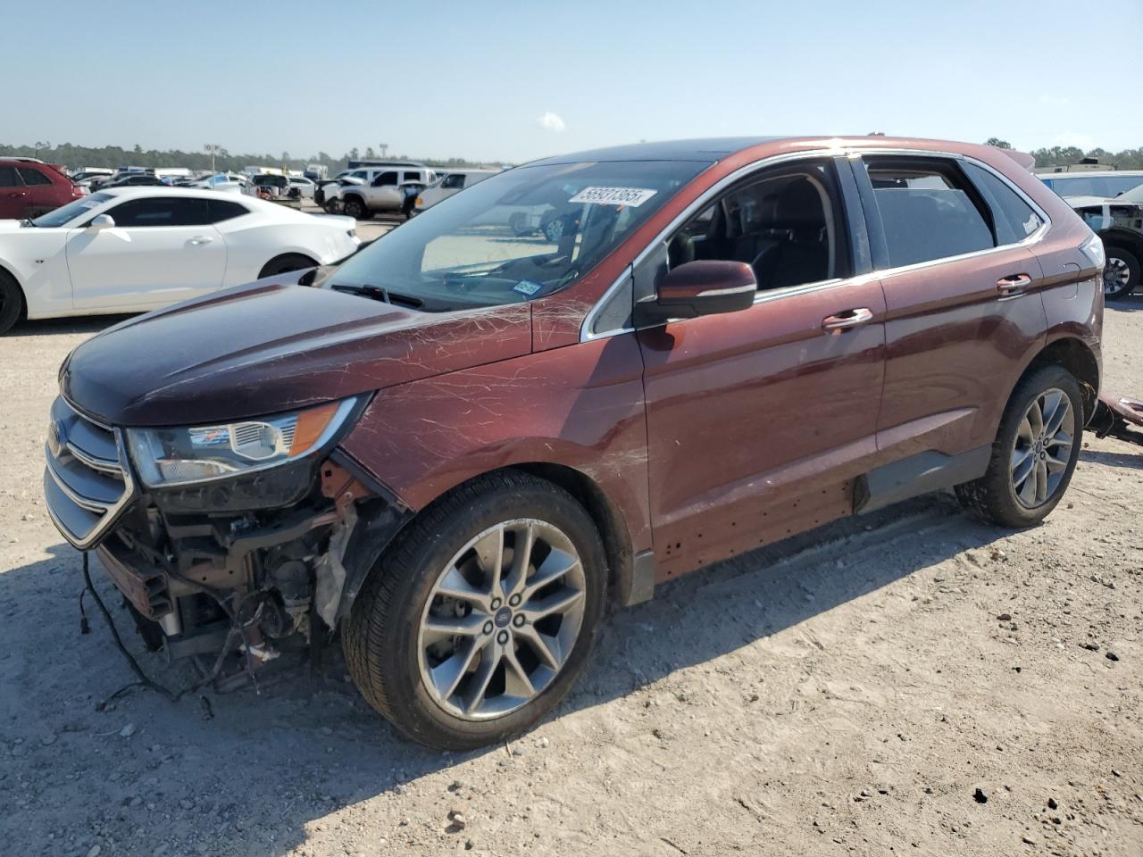 2015 Ford Edge Titanium zu verkaufen in Houston, TX - All Over