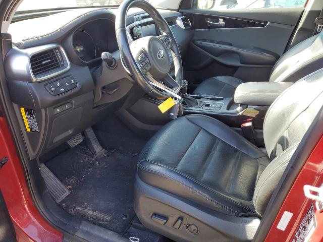  KIA SORENTO 2018 Czerwony