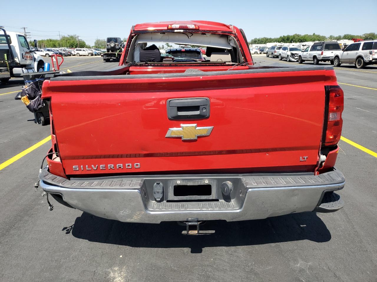 2014 Chevrolet Silverado K1500 Lt VIN: 1GCVKREC9EZ317155 Lot: 58271485