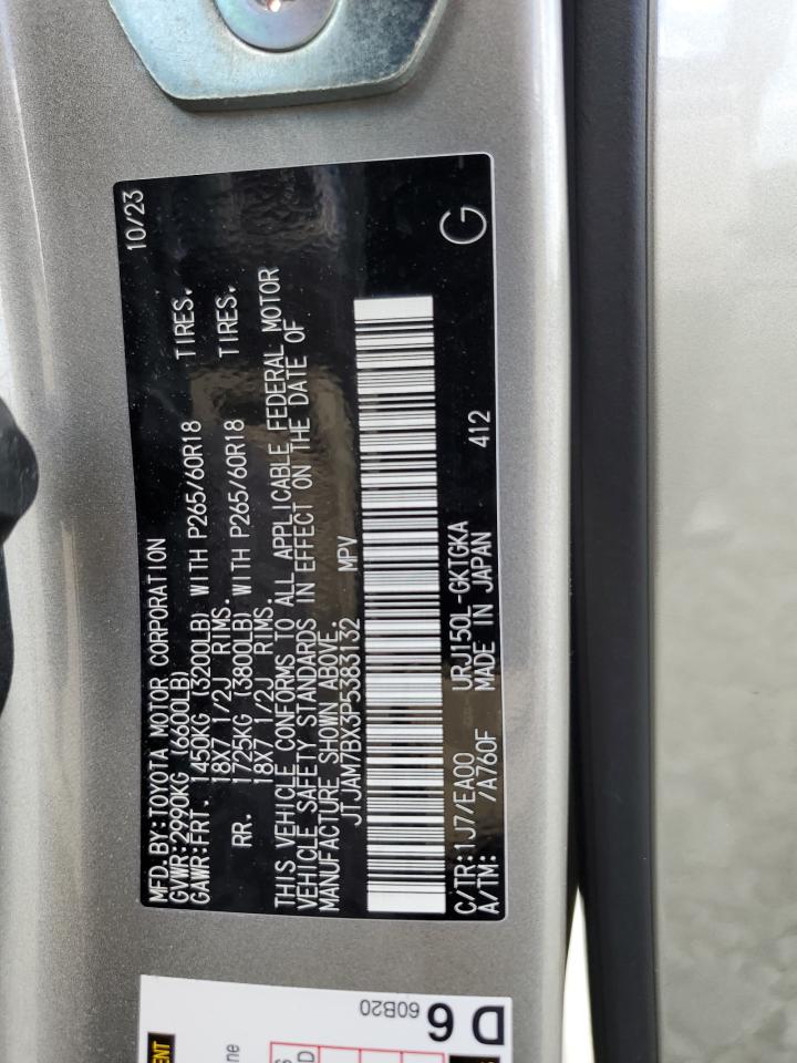 2023 Lexus Gx 460 VIN: JTJAM7BX3P5383132 Lot: 56314925