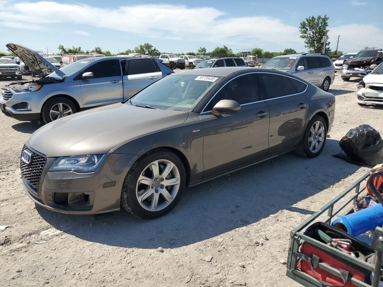 2012 Audi A7 Premium de vânzare în Kansas City, KS - Side
