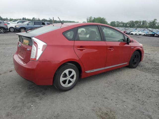 Hatchbacks TOYOTA PRIUS 2012 Red