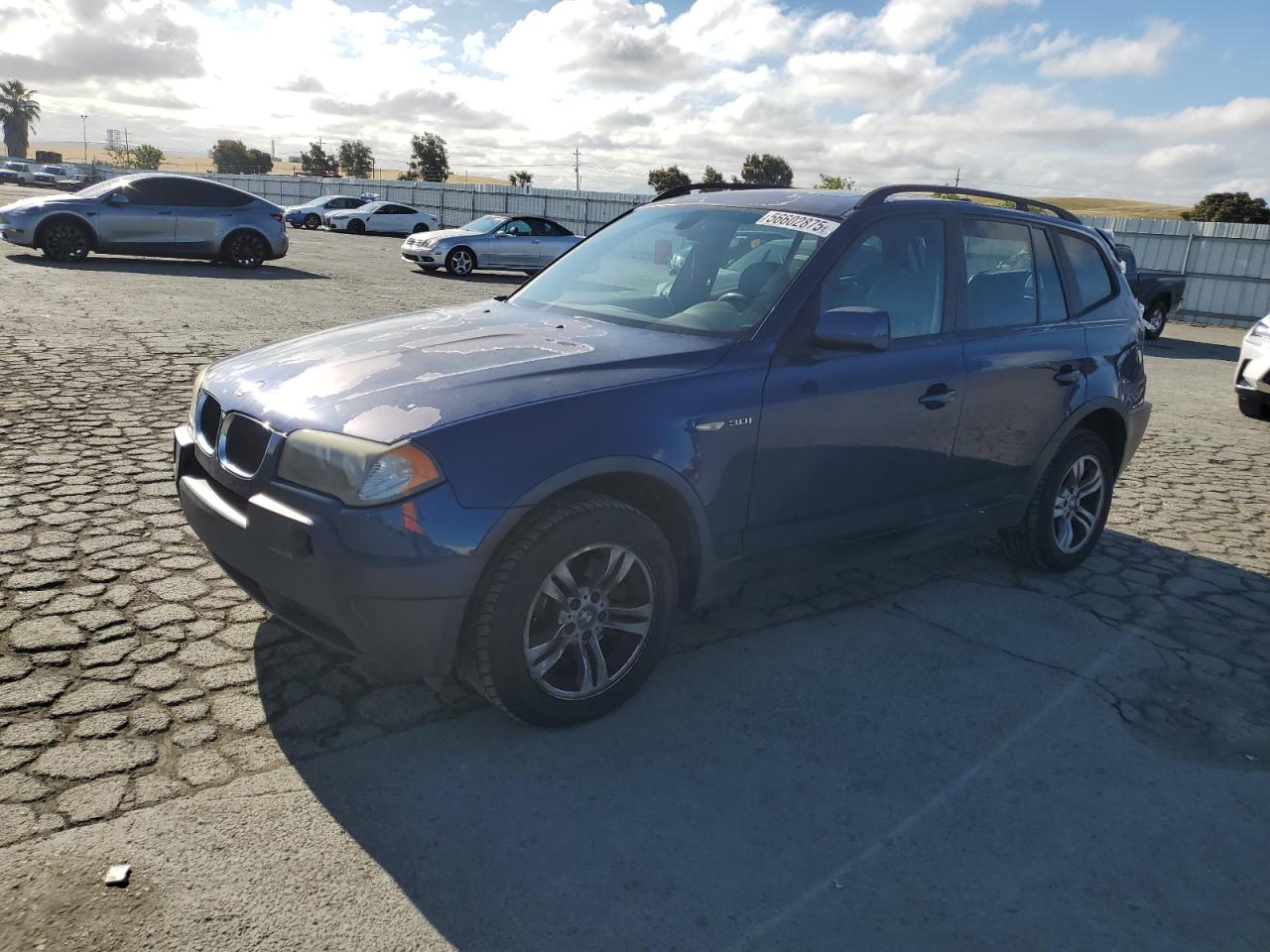 2004 Bmw X3 3.0I იყიდება Martinez-ში, CA - Rear End
