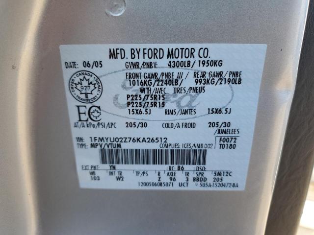 2006 FORD ESCAPE XLS