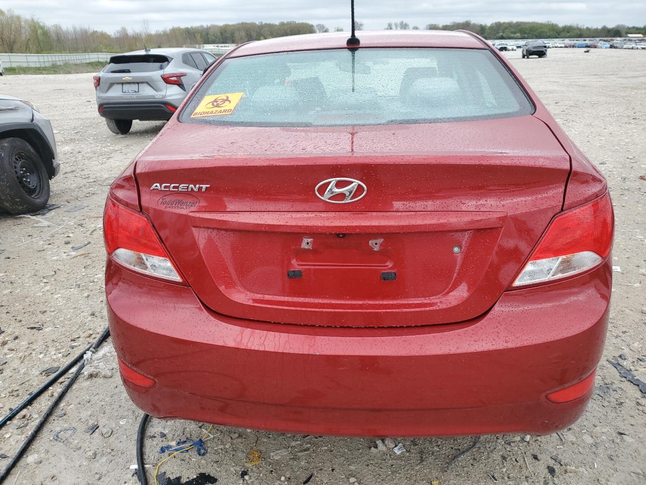 2017 Hyundai Accent Se VIN: KMHCT4AE3HU393207 Lot: 55763445