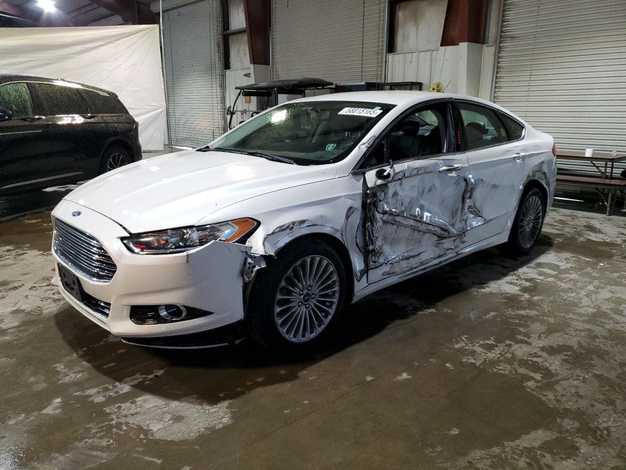2015 Ford Fusion Titanium на продаже в North Billerica, MA - Side